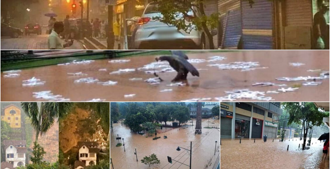 Domingo de terror: chuva volta provocar mortes e estrados em Petrópolis