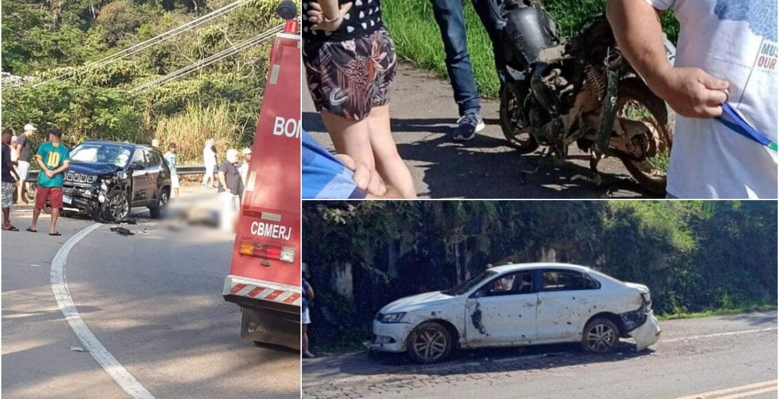 Acidentes deixam três mortos em Nova Friburgo no fim de semana
