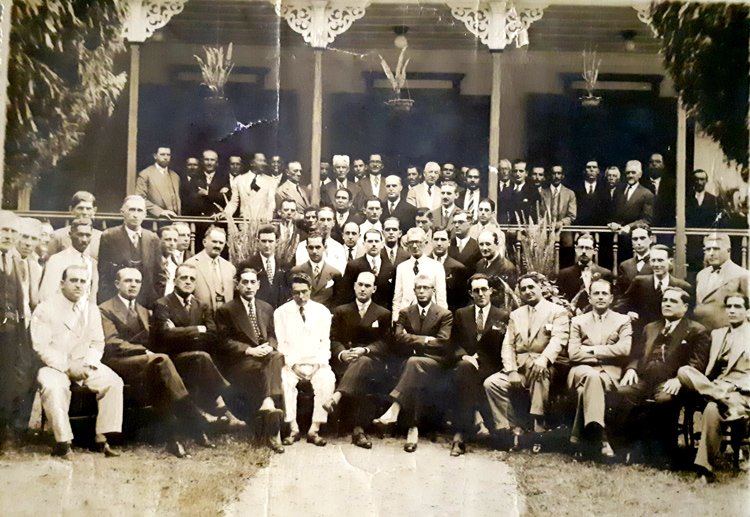 Liban-Friburguense Center established on July 19, 1919. Leyla Lopes Collection
