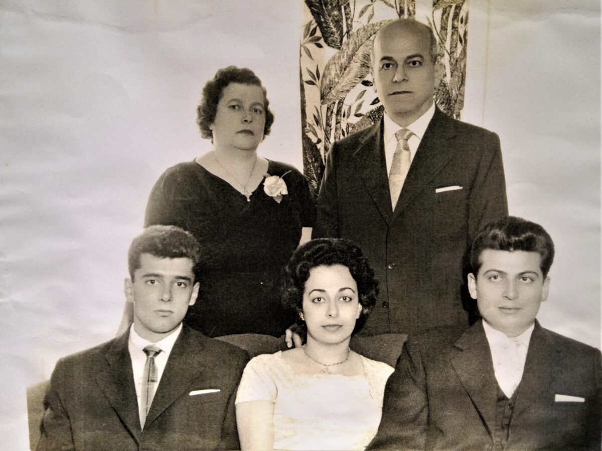 The Saleme family in Nova Friburgo.  Collection of the Lebanese-Freiburg Cultural Association