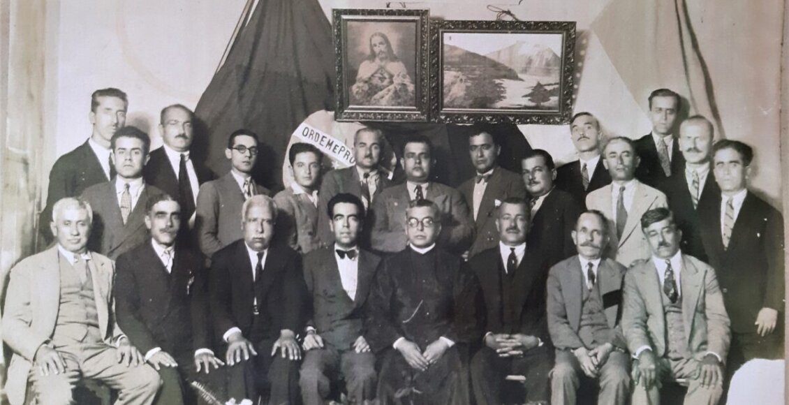 Libaneses que imigraram para Nova Friburgo. Acervo Associação Cultural Líbano-Friburguense