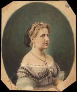 Passagens da princesa Isabel em Cantagalo e Nova Friburgo 1 Princesa Isabel, por J. Courtois. Acervo BN.