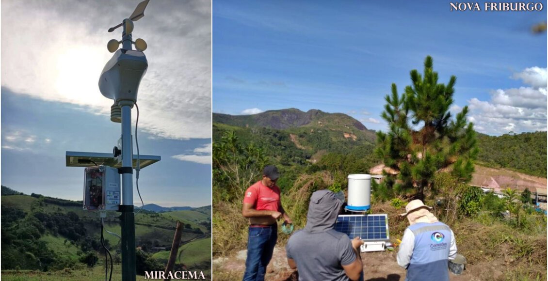 Friburgo e Miracema ganham estações de dados meteorológicos
