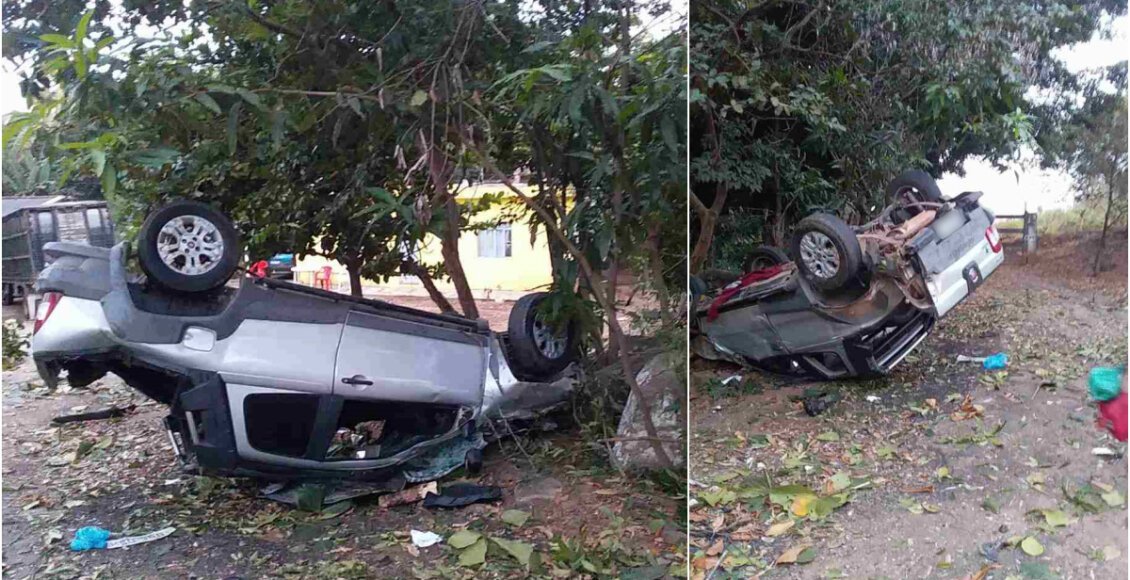 Jovem morre após carro capotar na RJ-186, em Itaperuna