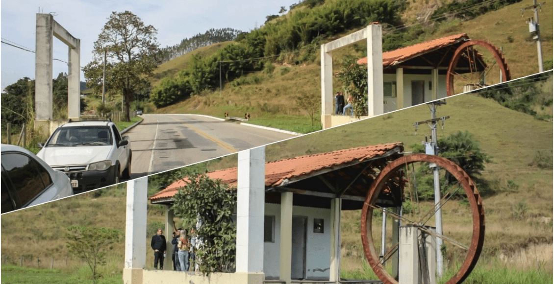 Parceria promete restaurar o pórtico de entrada de Macuco