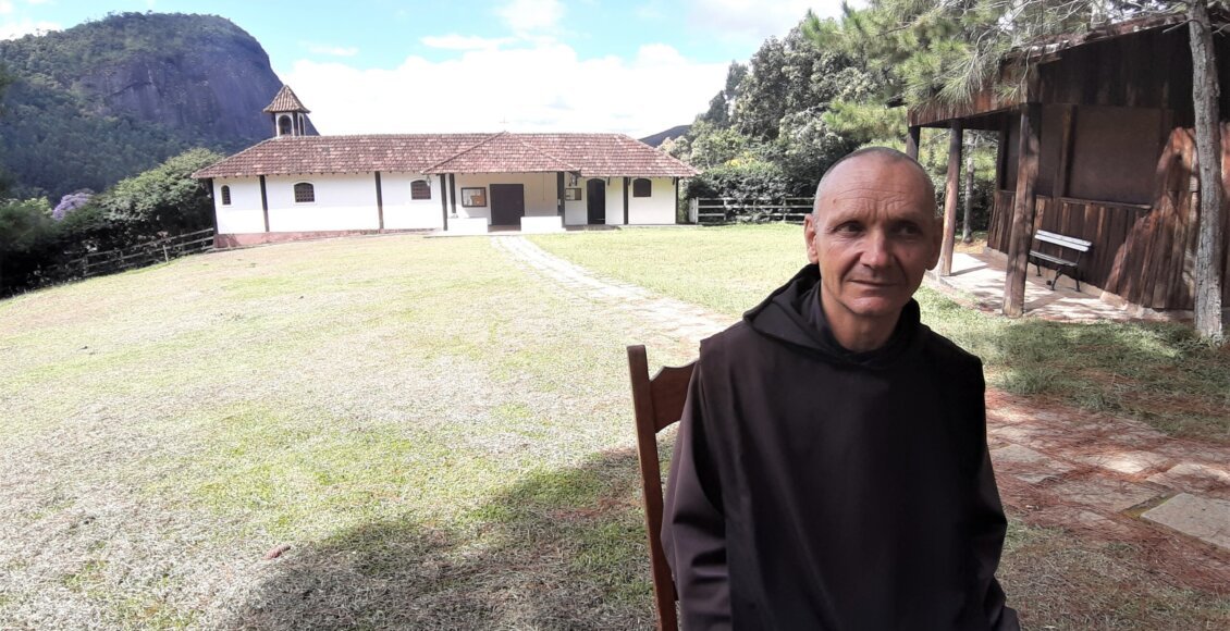 Irmão Plácido, um dos fundadores do Mosteiro da Santa Cruz.