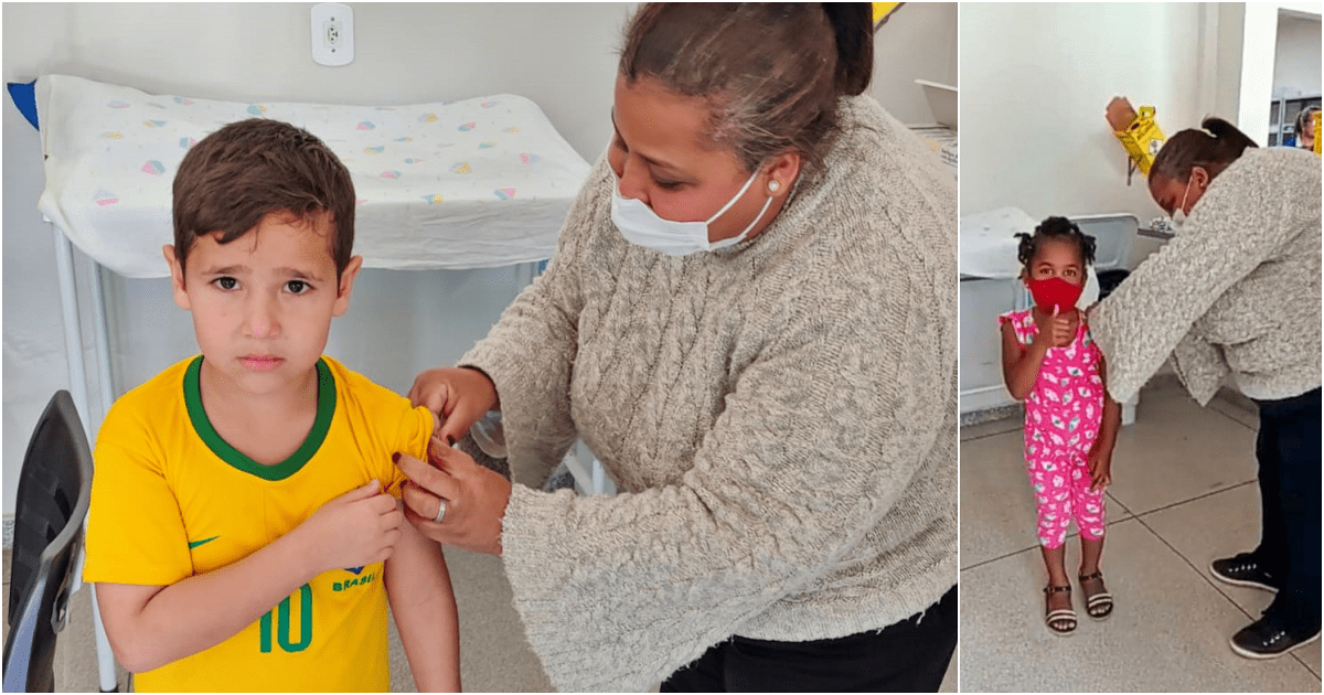 Duas Barras inicia vacinação anticovid em crianças com três anos