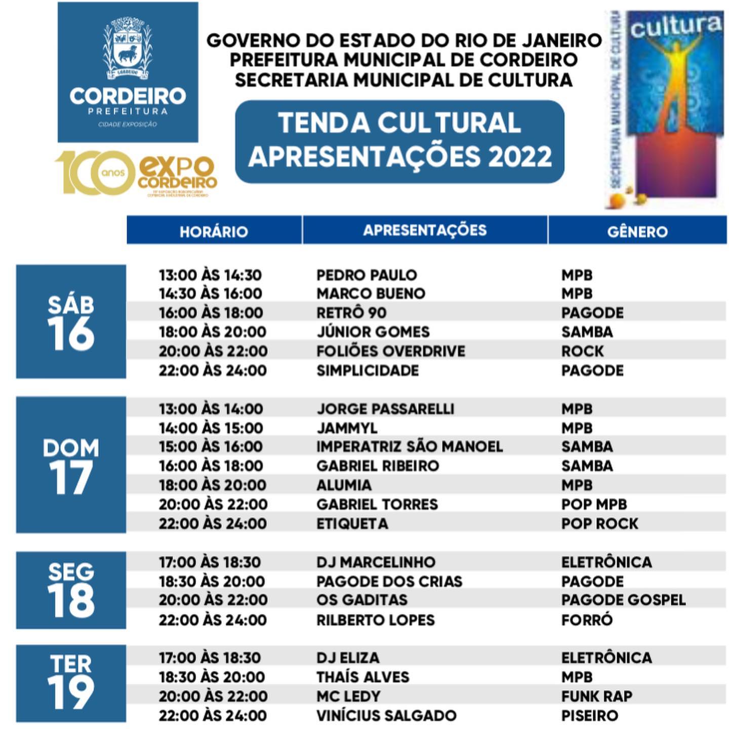 Expo Cordeiro: Ingresso para o parque de diversões vai custar R$ 8 2 tenda cultural 1