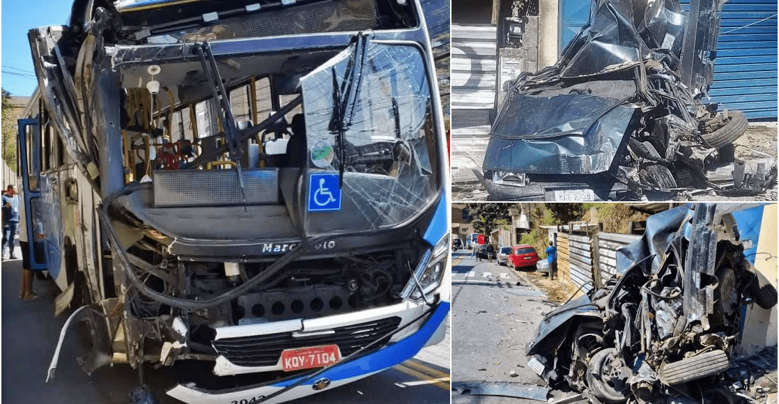 Acidente com ônibus deixa sete feridos em Petrópolis