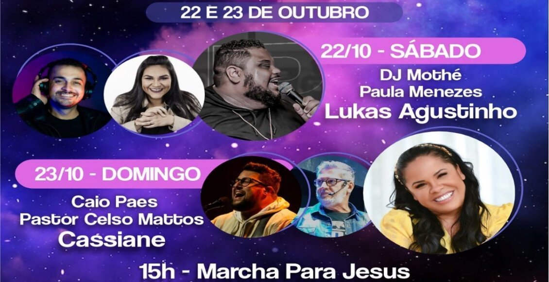 Cordeiro divulga programação oficial da Expo Gospel 2022