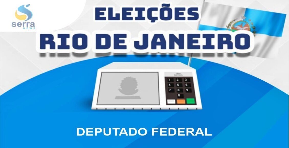 A lista dos deputados federais eleitos no Rio de Janeiro