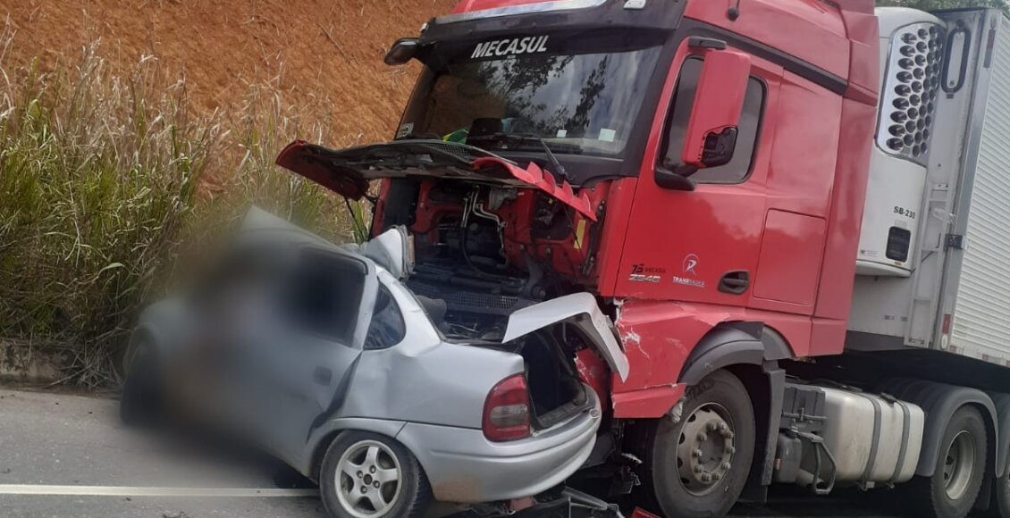 RJ-186: Grave acidente em Santo Antônio de Pádua deixa um morto