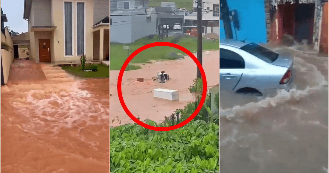 Chuva deixa Macaé debaixo d'água e em estado de alerta máximo