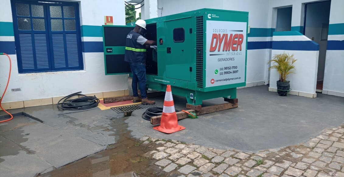 Gerador vai garantir abastecimento de água em caso de falta de energia em Itaocara