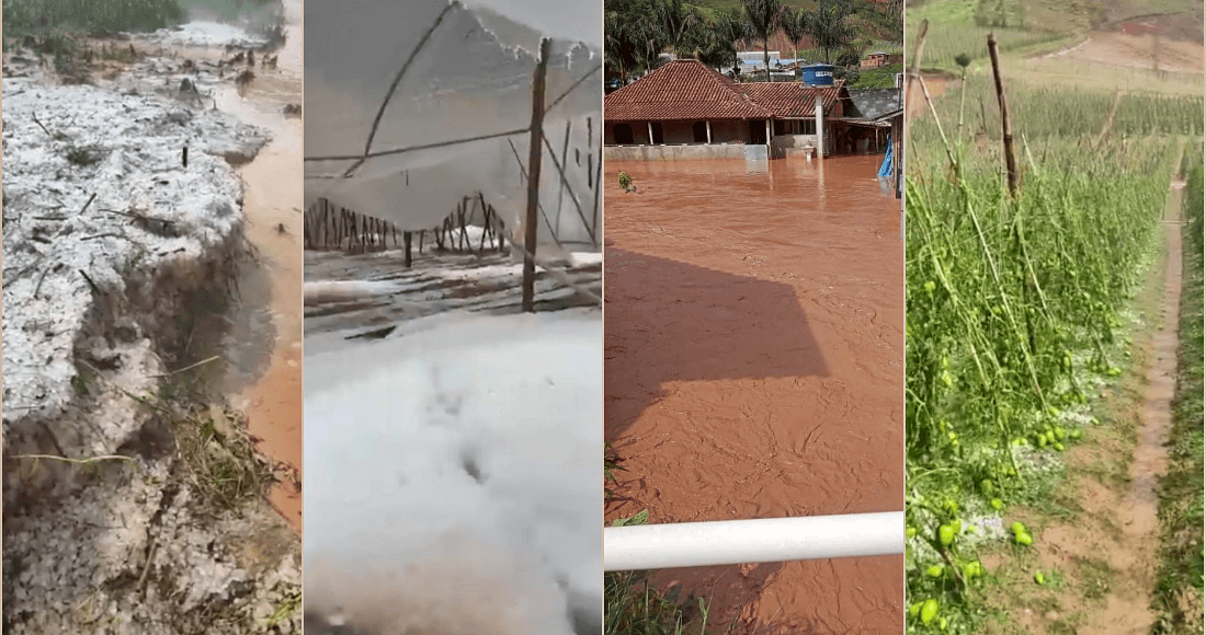 Temporal de granizo castiga município de Sumidouro