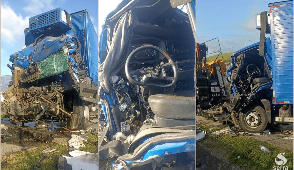 Motorista morre após grave acidente com carreta na BR-101, em Campos