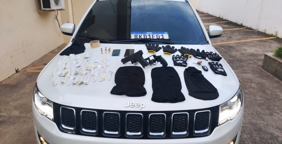 Polícia evita sequestro e roubo e prende dois suspeitos em Aperibé