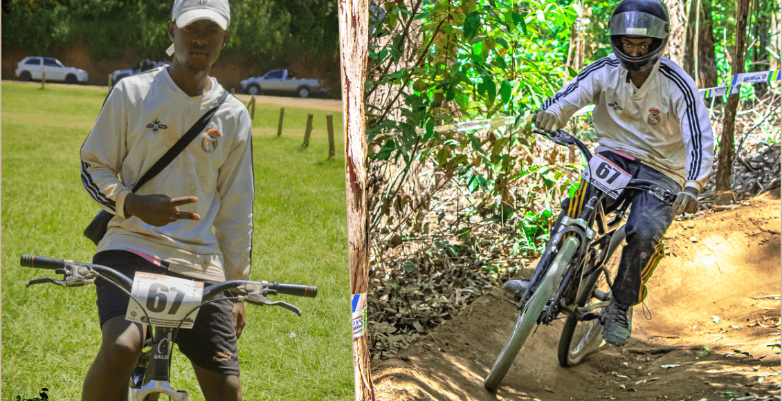 Atleta de Cantagalo supera dificuldades e se destaca no downhill