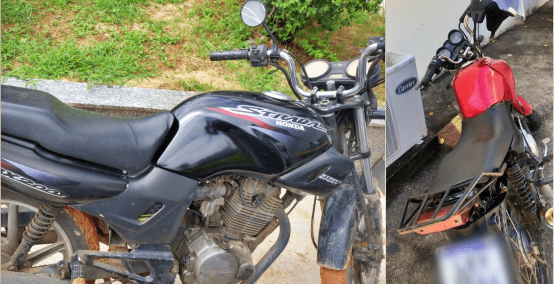 Duas motos recuperadas em menos de 24h em Itaocara e Miracema