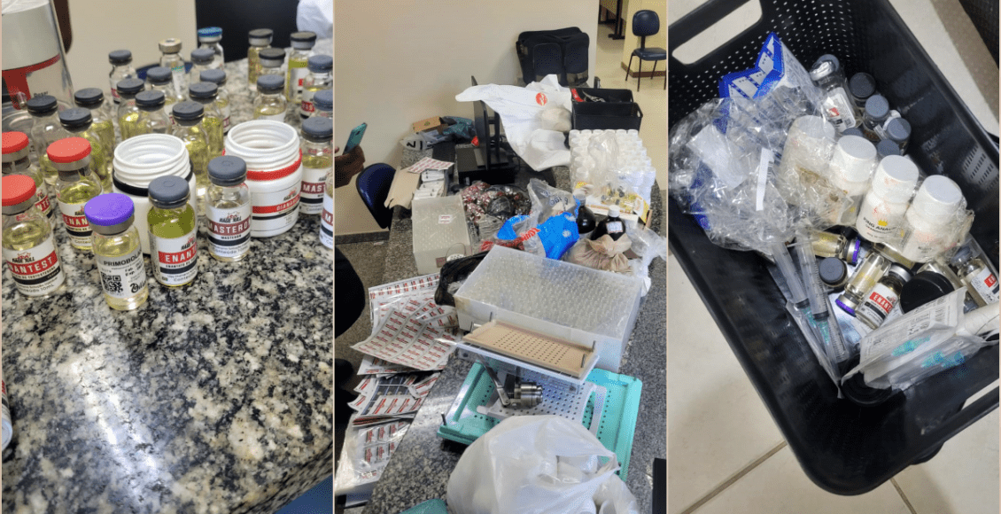 Polícia descobre laboratório clandestino de produção de esteroides em Carmo