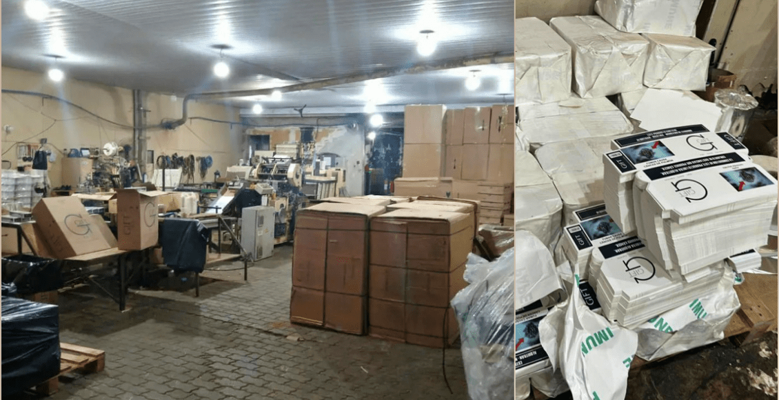 Polícia Federal fecha fábrica clandestina de cigarros no RJ