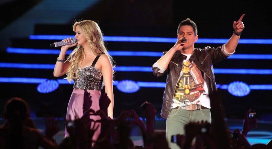 Maria Cecília e Rodolfo na tradicional Festa de Boa Sorte, em Cantagalo
