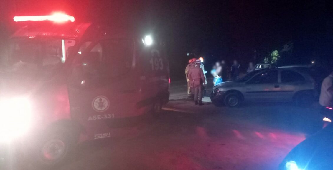 Acidente entre veículos envolve família na RJ-116, em Aperibé