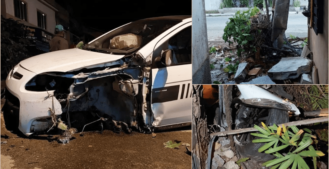 Vídeo: Casal sai ileso de grave acidente na RJ-116 em Macuco