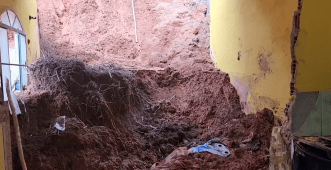 Homem morre soterrado após deslizamento de terra em Santa Maria Madalena