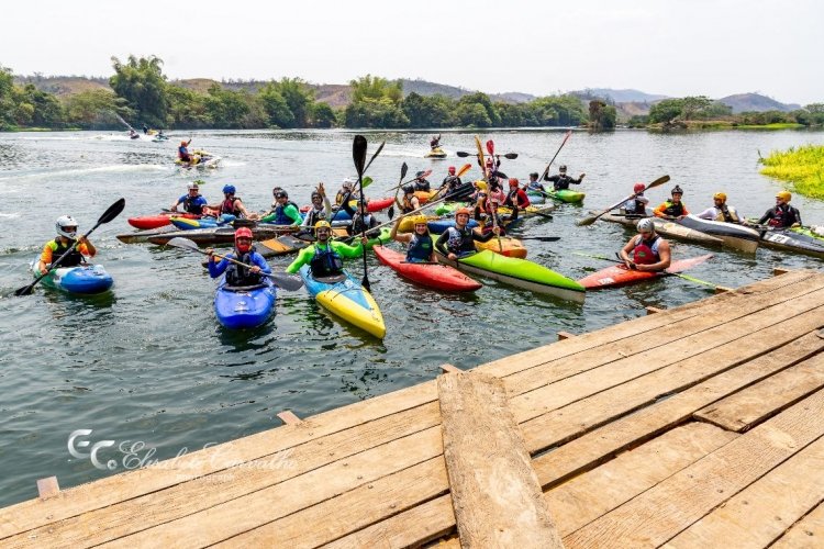 Encontro de Canoagem no Paraíba do Sul acontece na zona rural de Cantagalo