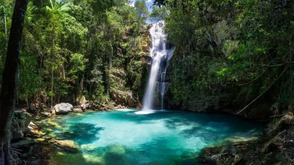 Cachoeira da fazenda Santa Bárbara