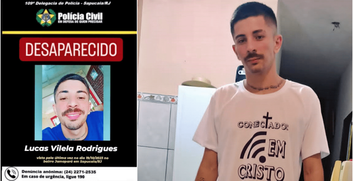 Família pede ajuda para encontrar jovem de Carmo que foi sequestrado