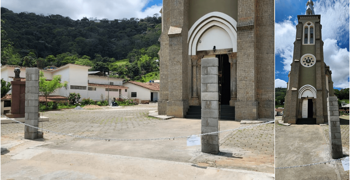 Instalação de portão na Igreja Matriz de Santa Maria Madalena causa polêmica