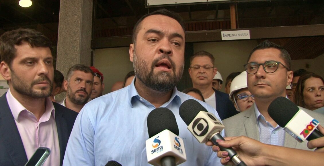 Governador do RJ visita obras do Hospital do Câncer de Nova Friburgo