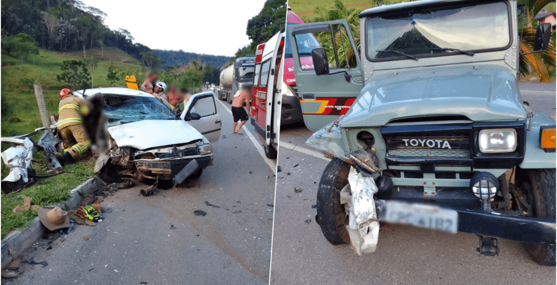 Grave acidente deixa um morto e dois feridos em Cordeiro