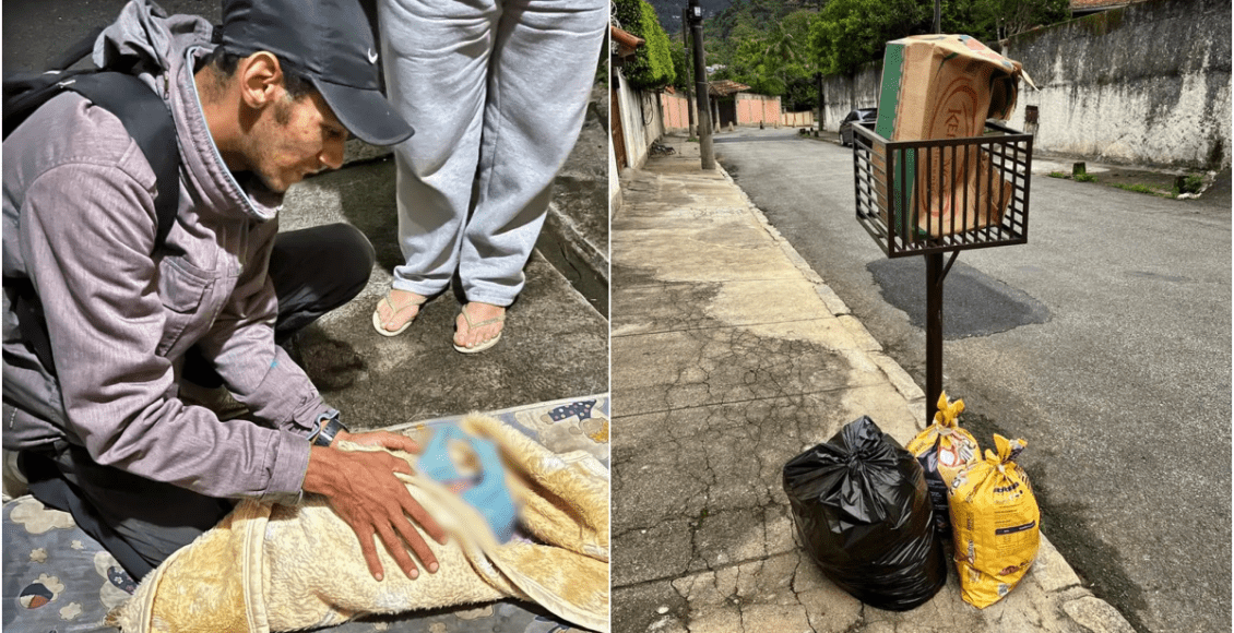 Homem encontra recém-nascida dentro de sacola de lixo em Teresópolis