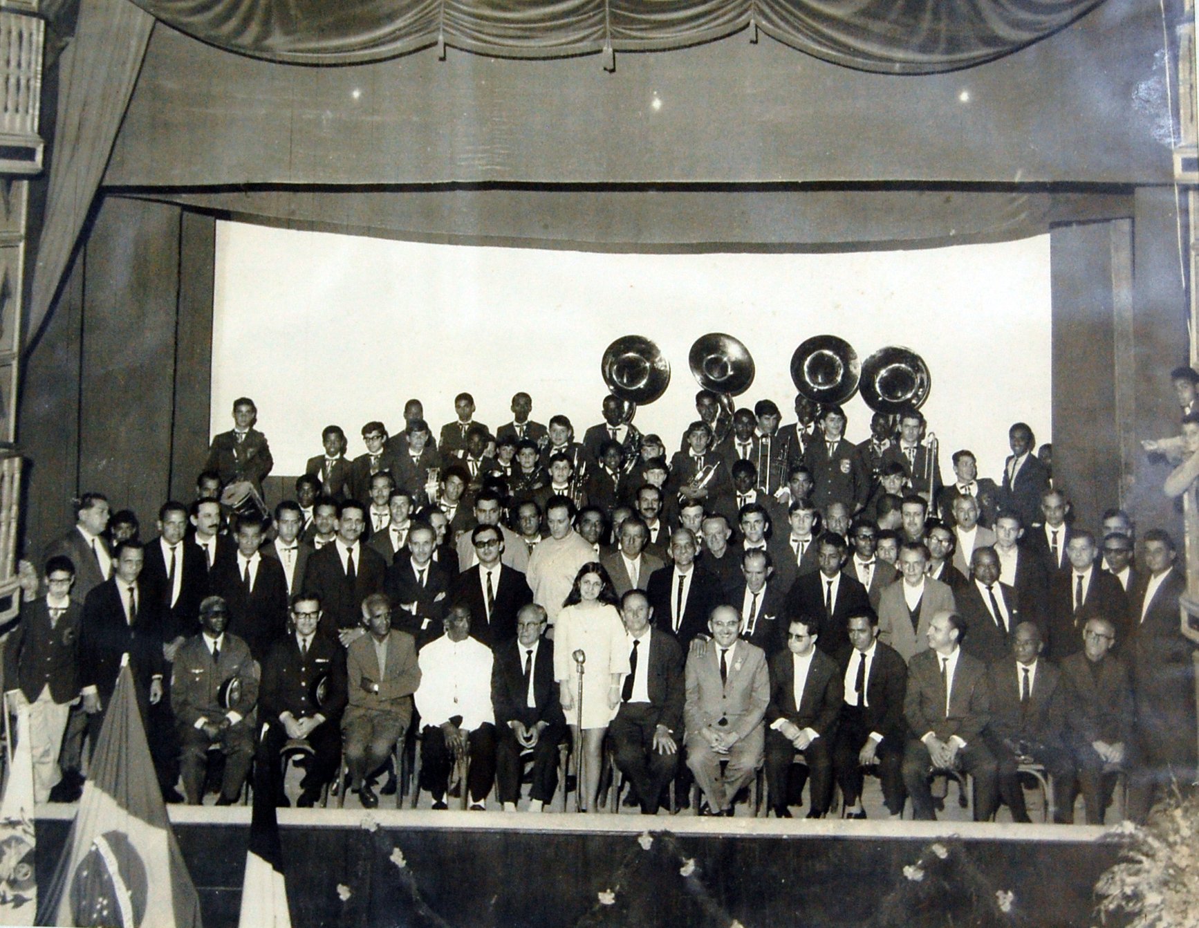 O cantagalense Joaquim Naegele e a história da Campesina Friburguense 8 Apresentacao da Sociedade Musical Campesina 1968. Acervo Campesina