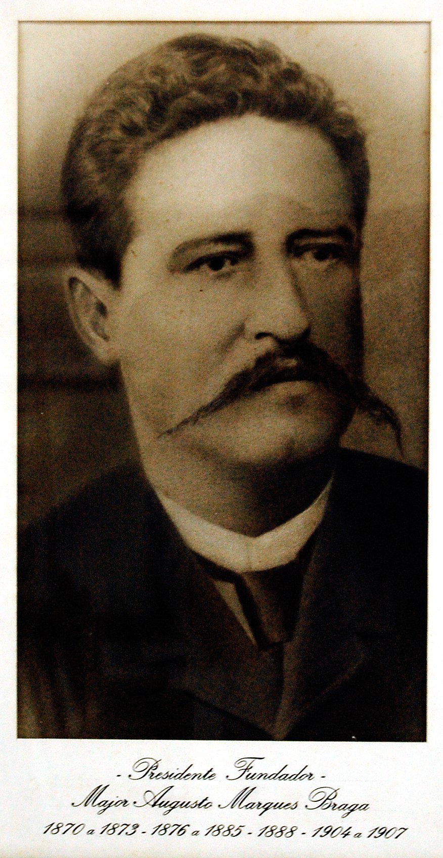 Major Augusto Marques Braga, o primeiro presidente. Acervo Campesina
