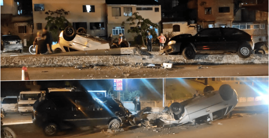 Batida grave entre veículos deixa dois feridos em Nova Friburgo