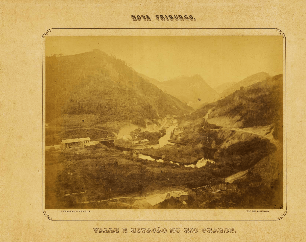 Distrito centenário de Nova Friburgo: Riograndina celebra 100 anos 4 Riograndina em 1873 sob as lentes do fotografo do imperador Pedro II. Acervo BN