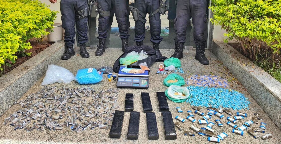 Polícia Militar faz maior apreensão de drogas em Itaocara