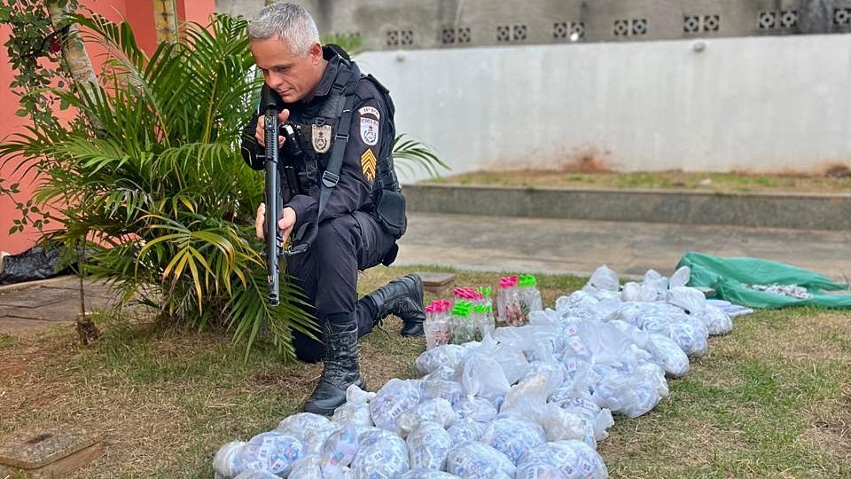 Polícia Militar faz apreensão recorde de drogas em Pádua