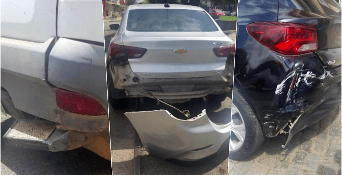 Vídeo: Motorista embriagado é preso ao colidir em três carros em Pádua