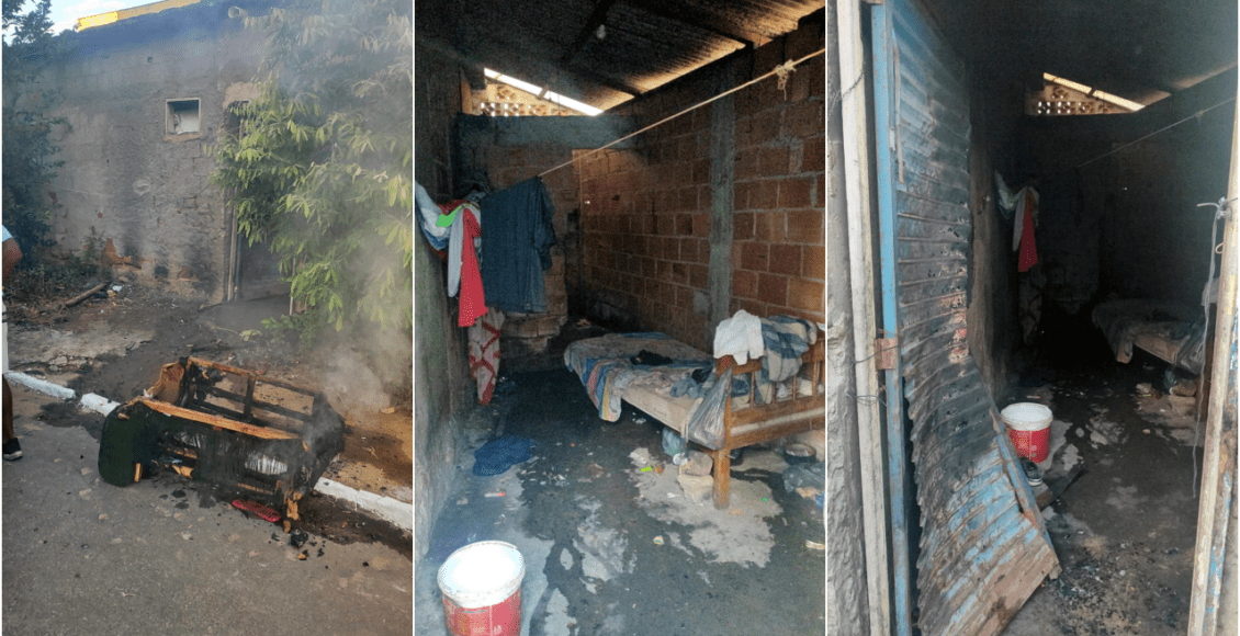 PM salva dois homens de residência em chamas em Aperibé