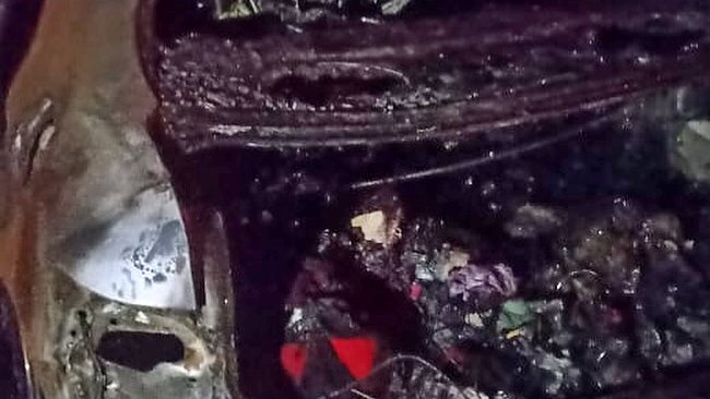 Corpo é encontrado dentro de carro incendiado em distrito de Bom Jardim