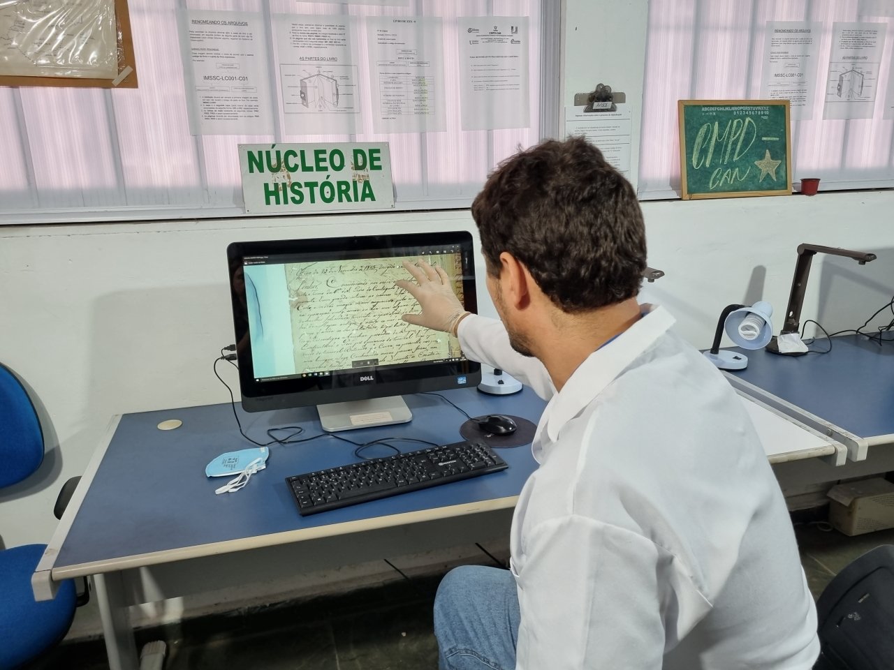 Cantagalo é referência como centro de documentação histórica 5 A Inteligência Artificial Transkribus já lê documentos históricos. Acervo pessoal.