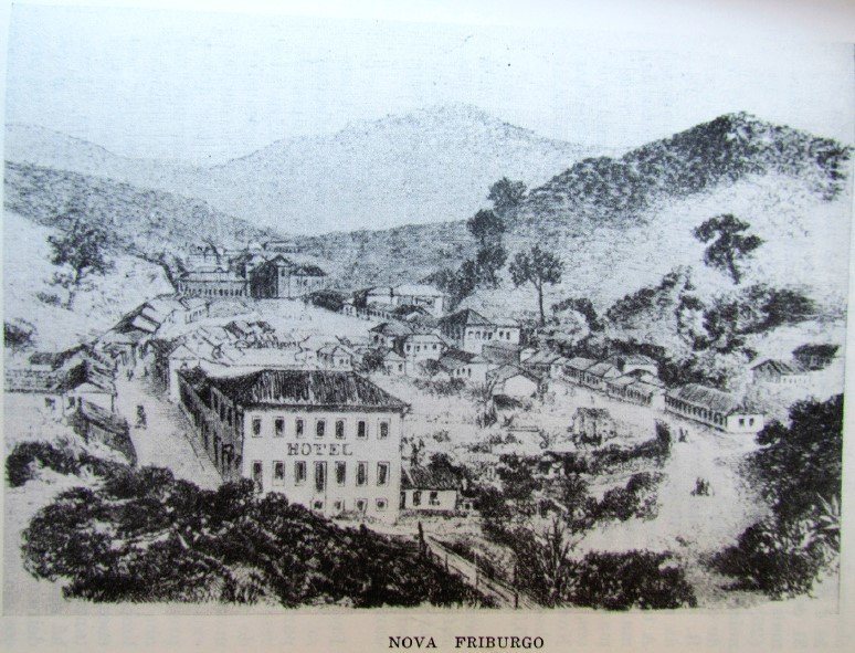 Cantagalo é referência como centro de documentação histórica 2 A vila de Cantagalo é descrita como Nova Friburgo. Acervo internet