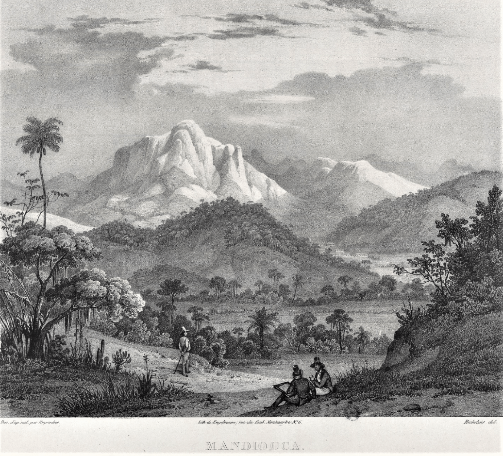 Langsdorff e a Fazenda da Mandioca: bicentenário da imigração alemã no Brasil 2 Fazenda da Mandioca, por Johann Moritz Rugendas. Acervo BN