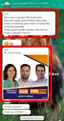 Vídeo: Prefeito de Cantagalo faz declarações polêmicas sobre vice-prefeita 2 Pedido de votos em caderneta digital, configurando crime eleitoral.