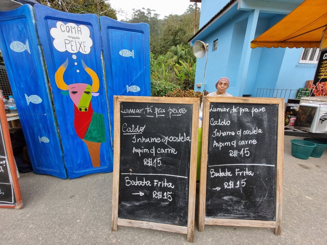 Festa do Inhame em Rio Bonito de Lumiar 7 Inhame com costela foi uma das iguarias oferecidas na festa. Acervo pessoal